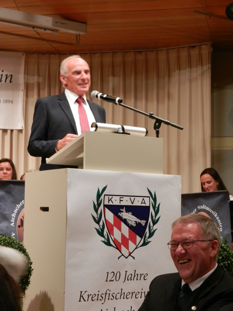 Festrede des Präsidenten des Landesfischereiverbandes Bayern Prof. Dr. Ing. Albert Göttle.